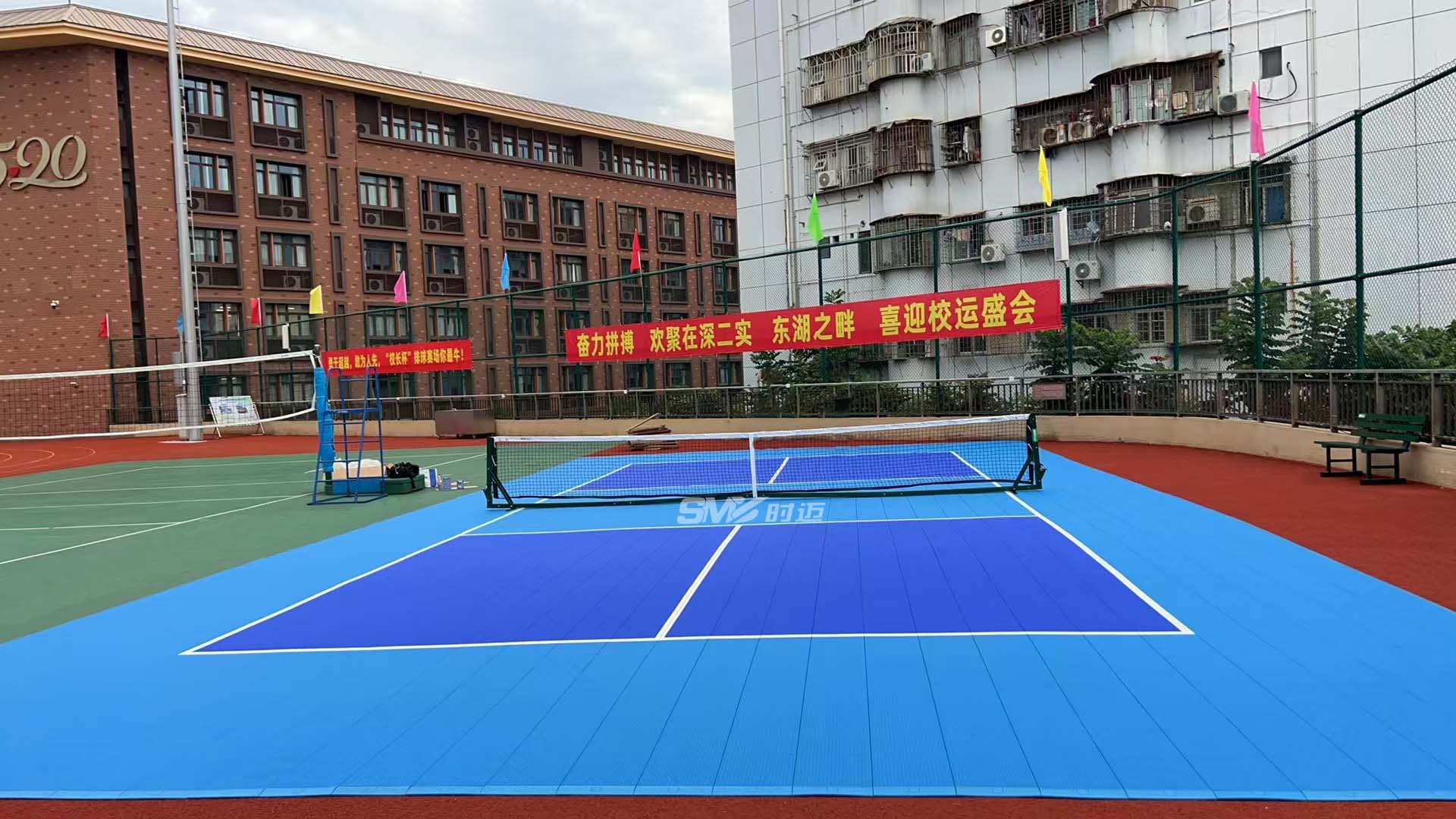 深圳罗湖区悬浮地板匹克球场