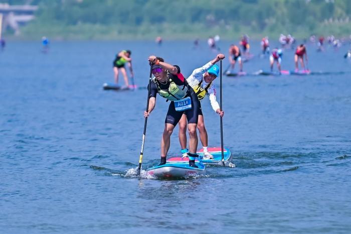 千人齐聚汉丰湖 休闲运动挑战赛创纪录
